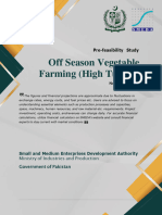 Off-Season Vegetable Farming High Tunnel Rs. 16.58 Million Nov-2023 SMEDA