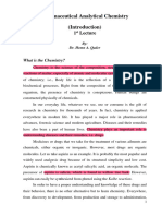 Pharmaceutical Analytical Chemistry-Introduction