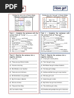 Ficha 5º Ano Inglês Have Got