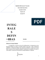 Definición de Integral Definida