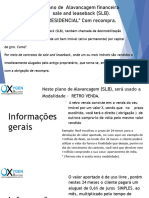 Plano de Alavancagem Financeira Sale and Leaseback (SLB) - "RESIDENCIAL" Com Recompra