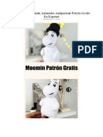 Paso A Paso Moomin Animados Amigurumi Patron Gratis en Espanol