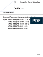 MICREX-SX SPH General Purpose Communication Module