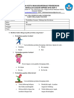 Soal Ujian Pertengan Semester Kelas 3