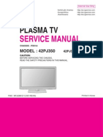 LG 42pj350 Chassis Pd-01a Plasma TV SM