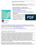 Mills, M. Et Al. 2014. Differentiated Learning - From Policy To Classroom. Oxford Review of Education, 40 (3), Pp. 331-348.