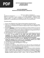 2017-II Acta de Compromiso Pi Estudiante 2017-2