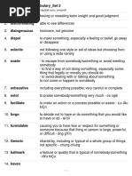 Core dSAT Vocabulary - Set 2