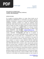 Minuta Trabajo y Vivienda Martinez Cantos