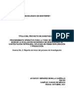 Avance 2. Reporte de Inicio Del Proceso de Investigación s-PIE-505-02