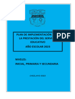 Plan de Implementacion SMR Ano Escolar 2023