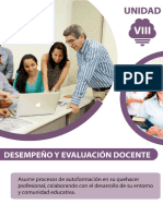 Desempeño y Evaluacoondocente