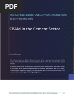 CBAM Cement CourseTakeaways