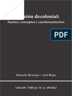 RESTREPO - Inflexion Decolonial. Fuentes Conceptos y Cuestionamientos