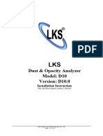 LKS Dust Opacity Analyzer D10 2