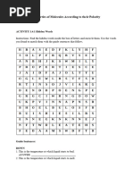 Activity - Physical Science