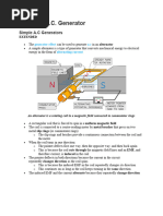 4.4.3 The A.C. Generator