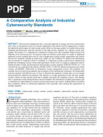 A Comparative Analysis of Industrial Cybersecurity