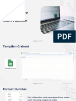 Materi 9 - Introduction To Google Spreadsheet