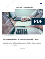 PySpark Tutorial For Beginners - Python Examples - Spark by (Examples)