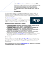 Job Reference Template PDF