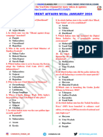 Top 40 State Current Affairs MCQs January 2024