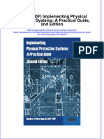 Implementing Physical Protection Systems A Practical Guide 2Nd Edition Full Chapter