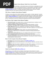 Computer Science Resume Template