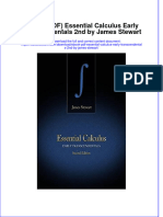 Essential Calculus Early Transcendentals 2Nd by James Stewart Full Chapter