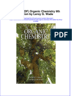 Organic Chemistry 9Th Edition by Leroy G Wade Full Chapter