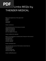 Upper Limbs MCQs - THEINDER MEDICAL