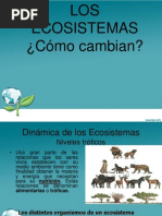 Como Cambian Los Ecosistemas 30 Junio