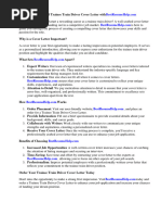 Trainee Train Driver Cover Letter Template