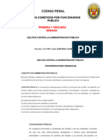 Semana 1 Delitos Cometidos Por Funcionarios Públicos