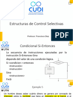 Clase 03 Estructuras de Control Selectivas