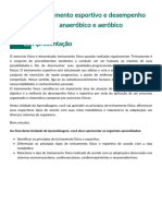 Treinamento Esportivo e Desempenho Anaeróbico e Aeróbico