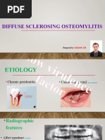 Diffrential Diagnosis of Diffuse Sclerosing Osteomylitis