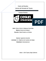 2.2. Objetivos Del Muestreo de Trabajo