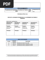 Procedimiento de Termofusion Tuberia Hdpe