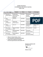 Jadwal Kegiatan MTQ