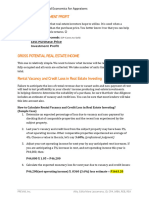 07.2022 Real Estate Finance and Economics For Appraisers Handout