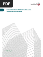 Emiratization of The Healthcare Workforce Tawteen Standard