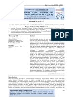 Antibacterial Activity of Lawsoniainermisagainst Human Pathogenic Bacteria