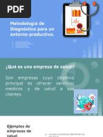 Metodología de Diagnóstico para Un Entorno Productivo