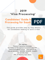 PPA Visa Processing Procedure - KSA