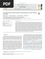 A Decomposition-Clustering-Ensemble Learning Approach For Solar Radiation Forecasting