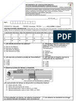 Evaluación N° 1 Aztecas - 4° Básico