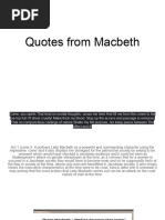 Quotes From Macbeth