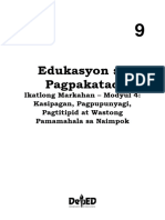 Edukasyon Sa Pagpakatao