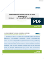 Anatomoneurofisiol - Unidade I - Introdução À Neurociência 22fev24